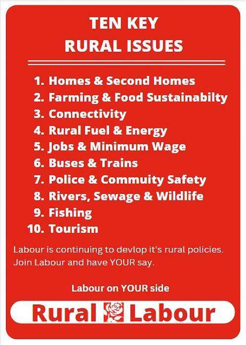 10 Rural Issues from the Rural Labour group